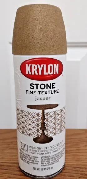 Krylon 724504037064 Stone Fine Texture Finish Spray Paint Jasper Color 12 Oz Discontinued