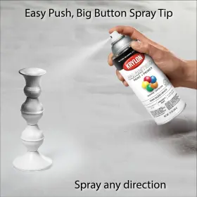 Krylon 724504055396 Spray Paint And Primer In/outdoor No Rust Gloss Smoke Gray 12oz Supe