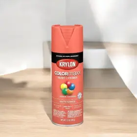 Krylon 724504055532 5553 Colormaxx Spray Paint-primer For Indoor/outdoor Use Matte Sunrise