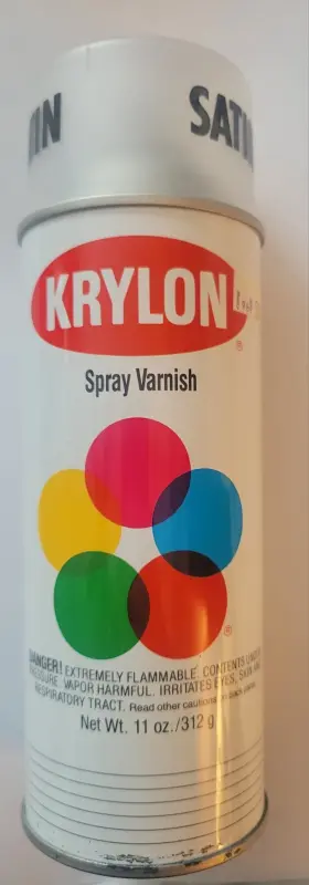 Krylon 724504070023 Vtg 1996 Spray Can Varnish Satin Finish Clear 11oz 7002 New