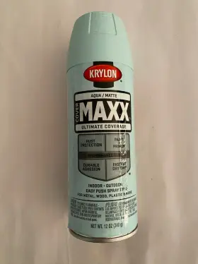 Krylon 724504091509 Cover Maxx Matte 14 Oz. Weighted Included Bottte Spray Paint - Used Krylon 724504091509 Cover Maxx Matte 14 Oz. Weighted Included Bottte Spray Paint - Used