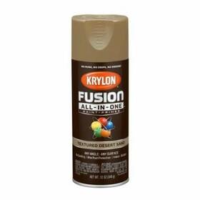 Krylon 724504127819 Fusion All-in-one Spray Paint Primer Textured Desert Sand 12-oz.- Quantity 6