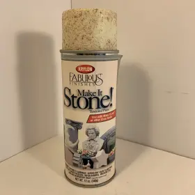 Krylon 724504182047 Stone Textured Aerosol Spray Paint 12 Ounce Rose Quartz