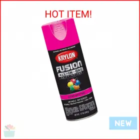 Krylon 726084252776 Fusion All-in-one Adhesive Spray Paint For Indoor/outdoor Use 12 Oz Hot