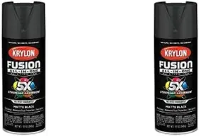 K02732007 Krylon 726084960428 Fusion All-in-one Spray Paint For Indoor/outdoor Use Matte Bla