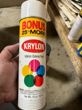 81501 Krylon Vintage Paint Spray Can White Mpn 25% More Advertising