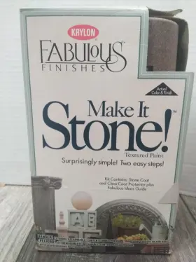 2-easy Krylon 8214 N.o.s. Fabulous Finishes Brownstone Spray Paint Steps