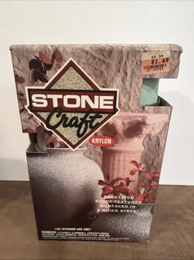 8222 Krylon Stone Craft Cactus Sand Nos Paint And Sealant Included