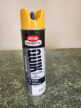 Krylon A03821007 Industrial Quik-mark Marking Paint Apwa Hi-vis Yellow 11 Pack