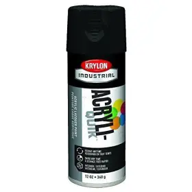 K01613a00 Krylon Fba K01613 Semi Flat Black Five Ball Interior/exterior Spr 12 Oz Pack