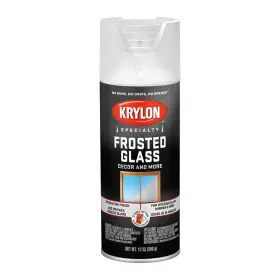 I00810 Krylon Glass Frosting Aerosol Spray Paint 12 Ounce White Decorative Privacy