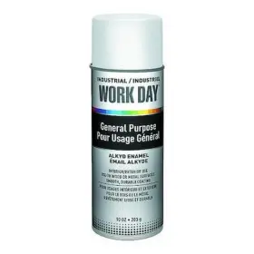 A04401007 Krylon Industrial 12 Pk -krylon Work Day10 Oz. Gloss White Enamel Spray Paint General Purpose