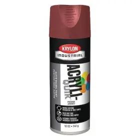 K01317a07 Krylon Industrial Spray Primer Ruddy Brown Flat Finish 14 Oz