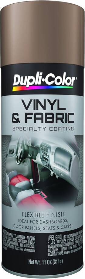 Krylon Industrial Products Group Hvp113 Dupli-color Vinyl And Fabric Coating Spray Paint - Medium Beige 11 Oz A