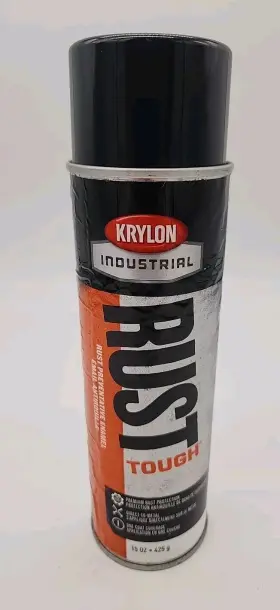 K00799007 Krylon Industrial Rust Tough Enamel Spray Paint Osha Gloss Black