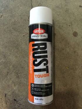 Krylon K00929007 Case Of 6 Rust Tough Preventative Enamel Osha Gloss White 15oz