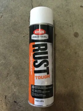 K00929007 Krylon Case Of 6 Rust Tough Preventative Enamel Osha Gloss White 15oz