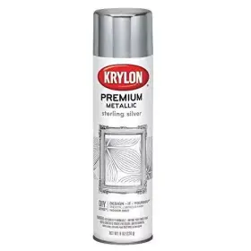 K01030a Krylon Premium Metallic Spray Paint Resembles Actual Plating Sterling Silver 8