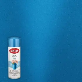 K01082000 Krylon 12 - 8 Oz. Premium Foil Metallic Blue Spray Paint Model