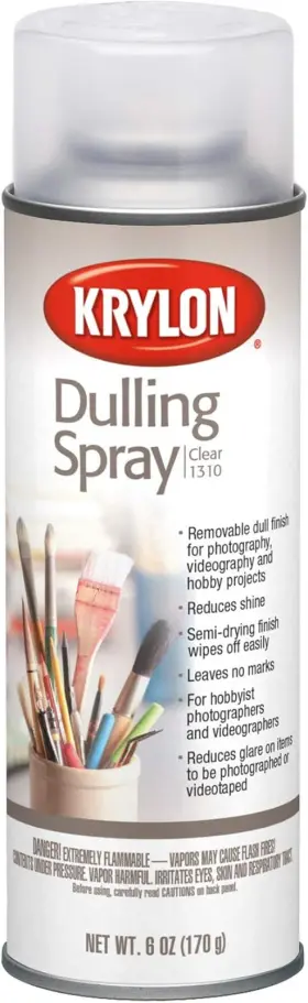 K01310007 Krylon Clear Dulling Spray Paint 6 Oz Dull Finish