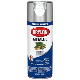 Krylon K01401777 Metallic Spray Paint Bright Silver 11 Oz Can