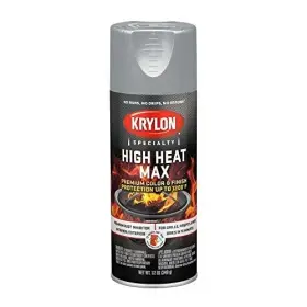 K01608000 Krylon High Heat 12 Ounce Aluminum Paint Maximum Protection For Temperature