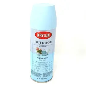 K02333001 Krylon Outdoor Decor Rainwater Satin For Wood Plastic Metal And Brick-rare Color
