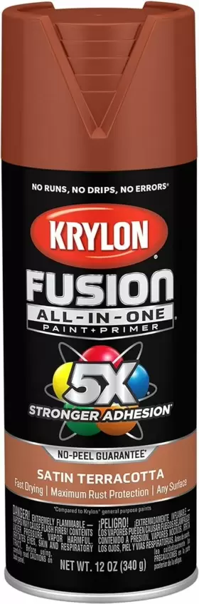 K02752007 Krylon Fusion All-in-one Adhesive Spray Paint 12 Oz Terracotta Pack Of 1