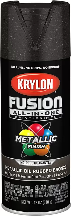 K02771007 Krylon Fusion All-in-one Adhesive Spray Paint For Indoor/outdoor Use 12 Oz Oil