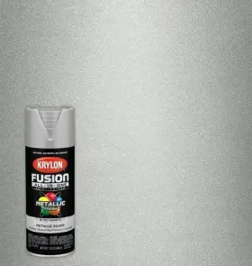 K02772007 Krylon Metallic Spray Paint Satin Nickel 12 Oz