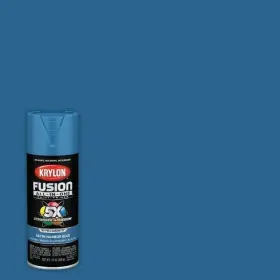 K02940007 Krylon 12 - Fusion All-in One Oz. Satin Spray Paint Harbor Blue