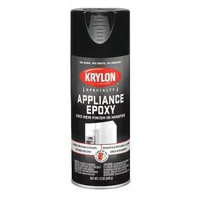 Krylon K03206777 Spray Paint Black Gloss Solvent 12 Oz