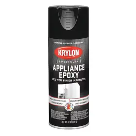 K03206777 Krylon Spray Paint Black Gloss Solvent 12 Oz