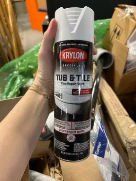 K04502007 Krylon Tub And Tile Ultra Repair Finish Spray Paint Aerosol Bright