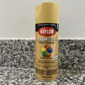 K05595 Krylon 12 Oz Colormaxx Matte Summer Wheat Paint And Primer Spray