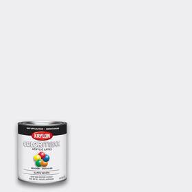 Krylon K05615007 Acrylic Pre-tinted White Paint 1-quart