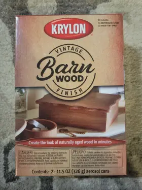 K08431007 Krylon Barn Wood Vintage Spray Kit