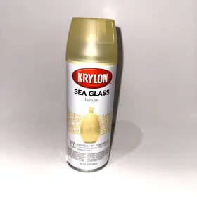 K09054000 Krylon Sea Glass Spray Paint Lemon 12 Ounce