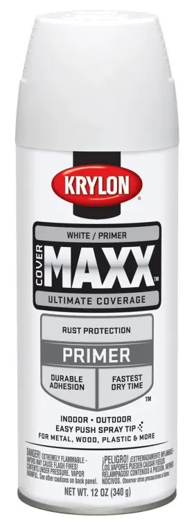 K09188000 Krylon Covermaxx Primer White 12 Ounce