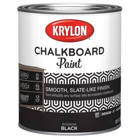 Krylon Kdq5223 Chalkboard Paint Quart-black