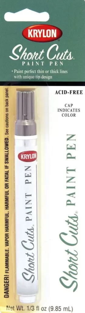 Kscp902 Krylon 9 Inches Short Cuts Paint Pen Chrome Metallic 33 Ounce China New