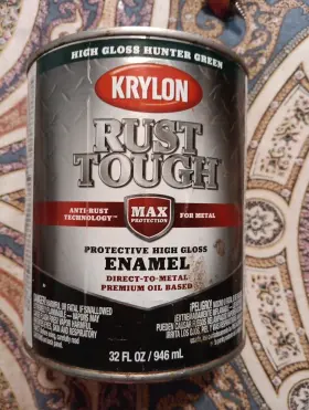 Rtq9714 Krylon Rust Tough Protective High Gloss Enamel 32 Fl Oz