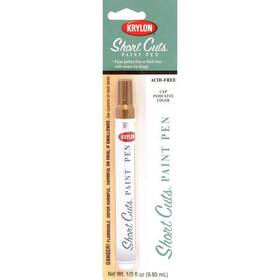 Krylon Scp-901 Short Cuts Gold Leaf Paint Pen Interior 0.33 Oz