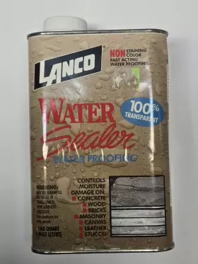 60004 Lanco 100 Percent Clear Hay Acting Water Sealer Proofing 1 Quart. Usa