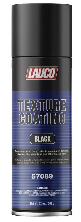 Lauco 57089 Texture Coating Black 13oz Aerosol Spray Can - For Automotive And Industrial