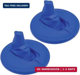 Lauco 617261265156 Paint Can Lid Cover And Pouring Spout For 1-gallon Containers 2 Pack - Secure S