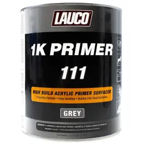 Lauco 765464872333 1k High Build Gray Acrylic Primer Surfacer - Fast Filling Drying Easy Sandi
