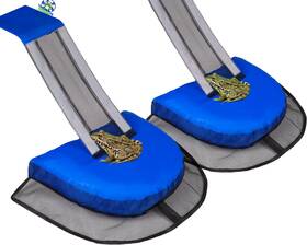 Lchuang 744243183969 Pro Pool Animal Escape Ramp-2pcs Floating Frog Saver Log Blue-2pack