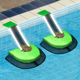 Ramp-12 Lchuang Pro Frog Animal Life Saver Saving Escape Ramp Bridge Ladder For Green-2pack