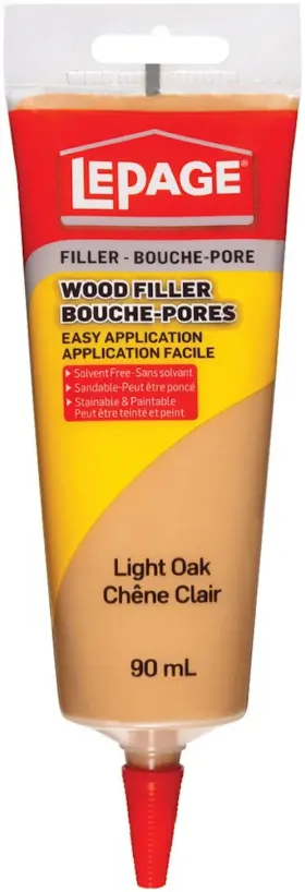 393935 Le Page 90ml Tinted Light Oak Wood Filler